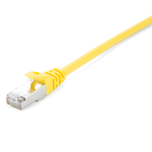 CAT6 ETHERNET YELLOW STP 10M RJ45 100 COPPER SNAGLESS – V7