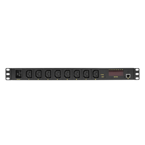19 PDU control unit 8 x C13, 1U, black – LogiLink