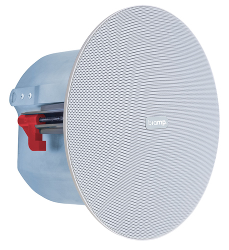 4.25" Two-Way Thin Edge Ceiling Loudspeaker with Back Can PAIR White – Biamp