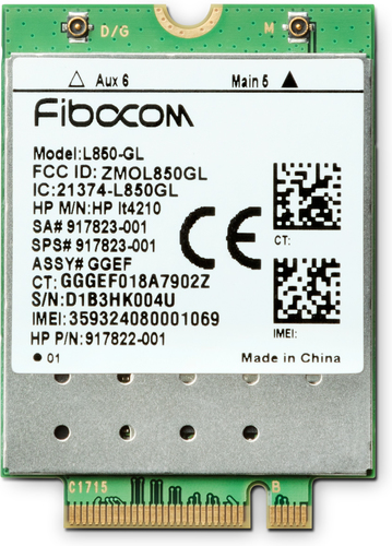 HP XMM 7360 - Wireless cellular modem - 4G LTE - M.2 Card - 150 Mbps - for (for WWAN Ready configurations): EliteBook 735 G6, 745 G5, 745 G6, 83X G7, 83X G8, 840r G4, 84X G7, 84X G8, 850 G6, 85X G7, 85X G8, ProBook 430 G8, 44X G8, 45X G8, 640 G5, 650 G5, – HP Inc