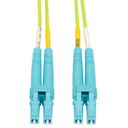LC TO LC MULTIMODE DUPLEX FIBER PATCH CBL OM5 LIME GREEN 10M – Tripplite