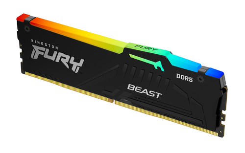 32GB DDR5-5200MT/S CL40 DIMM FURY BEAST BLACK RGB – Kingston Technology