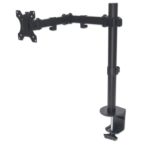 TV/MONITOR DESK MOUNT FULL- MOTION 27 CLAMP 100X100MM – INTELLINET
