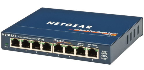 8 PORT 10/100/1000 SWITCH EXTERNAL PSU – Netgear
