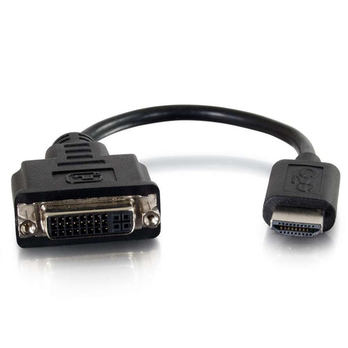 C2G HDMI TO DVI ADAPTER CONVERTER DONGLE-MALE TO FEMALE BLACK-EASILY CONNECT THE – Legrand