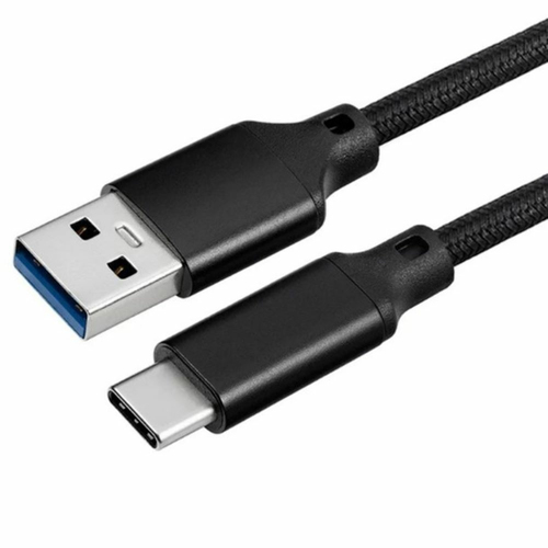 JLC A82 Braided Type C (Male) to USB (Male) Cable - 2M - Black – JLC