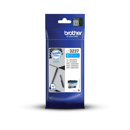 LC-3237C INK CARTRIDGE CYAN F/HL-J6000DW/J6100DW MFC-J5945DW – Brother