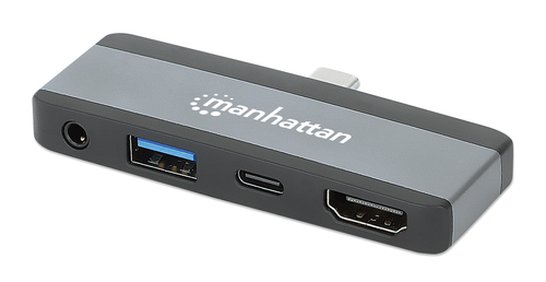 USBC TRAVEL DOCK/HUB 4PORT HDMI/USBA/USBC/3.5MM 100W PD – INTELLINET