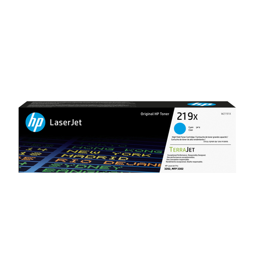HP 219X HY Cyan Org LJ Toner Cartridge – HP Inc