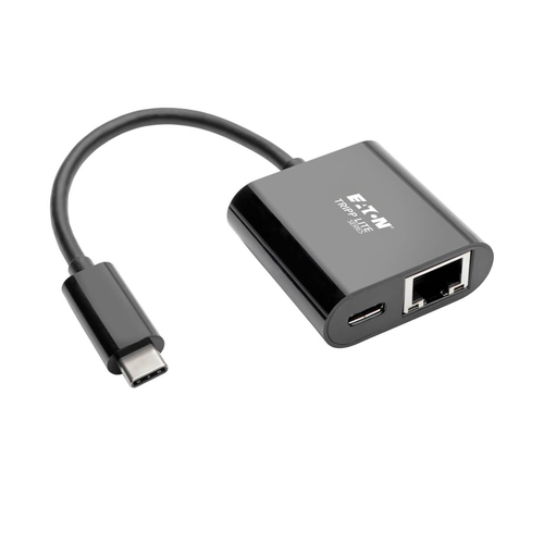 USB-C TO GIGABIT NETWORK ADPTR USB-C PD CHARG THUNDERBOLT 3BLK – Tripplite