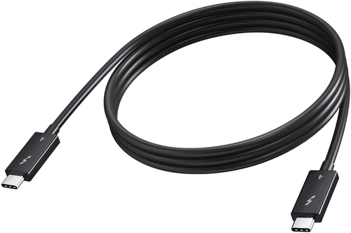 VISION 2m Black USBC Thunderbolt 4 Cable – Vision