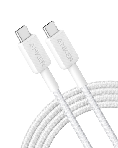 Anker Anker 322 USB-C To Lightning Cable (6ft Braided) B2B - Europe (Excluded UK Plug) White Iteration 1 – Anker