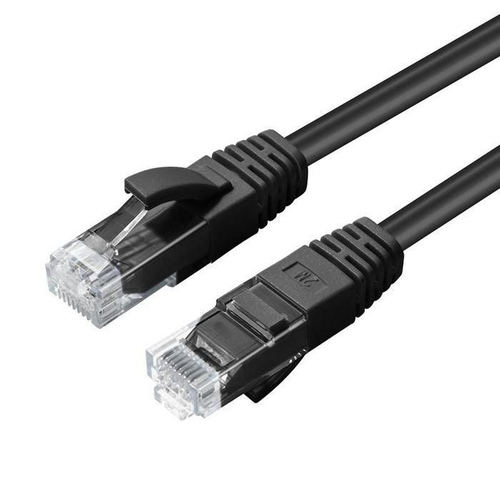 UTP CAT5E 10M BLACK PVC – MicroConnect