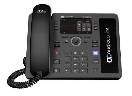 AUDIOCODES TEAMS C435HD-R IP PHONE BLK – AUDIOCODES