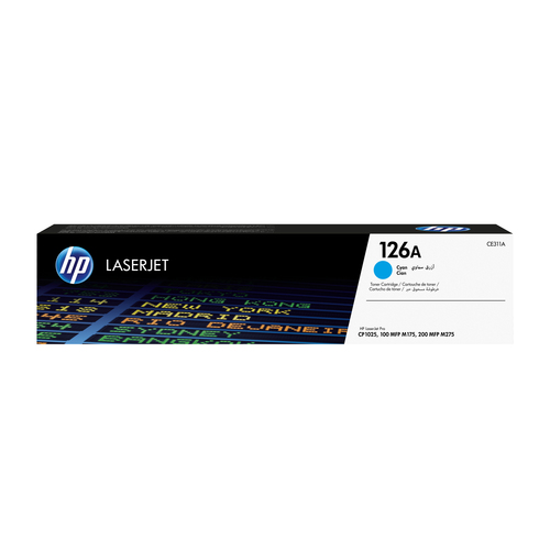 TONER CARTRIDGE 126A CYAN FOR LASERJET – HP Inc