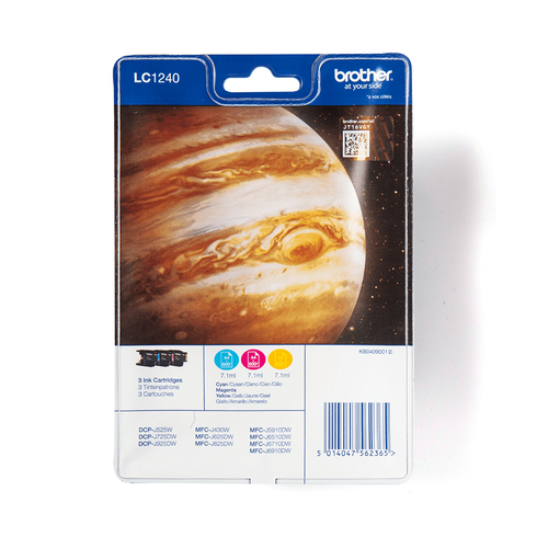 LC-1240 RAINBOW BLISTER CONTAS 1X C M Y – Brother