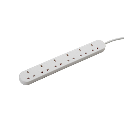 5m 6 gang outlet mains lead – Group Gear