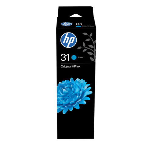 HP 31 CYAN ORIGINAL INK BOTTLE – HP Inc