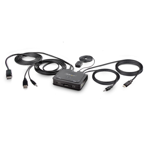 2-PORT COMPACT 4K KVM SWITCH USB-A/USB-C CABLE KVM SWITCH – StarTech.com