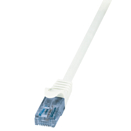 Patch Cable Cat.6A U/UTP, white, 3,00m – LogiLink