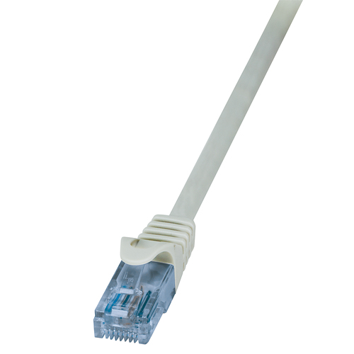 Patch Cable Cat.6A U/UTP, grey, 0,50m – LogiLink