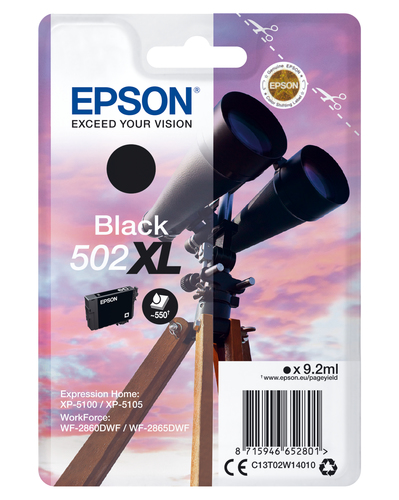 BINOCULARS SINGLEPACK BLACK XL 502XL K 9.2 ML – Epson