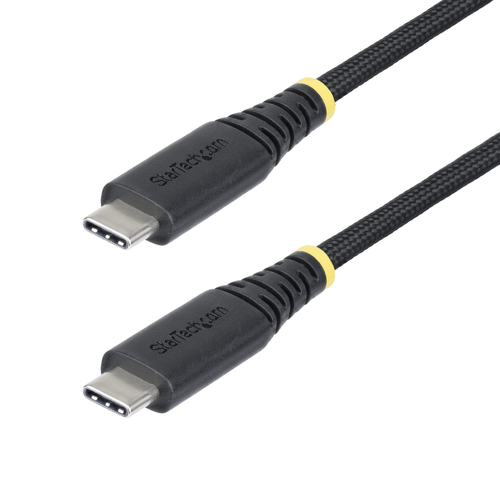 USB-C CABLE USB-IF CERTIFIED 240W PD/SILICONE JACKET/RUGGED – StarTech.com