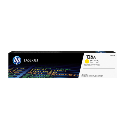 TONER CARTRIDGE 126A YELLOW FOR LASERJET – HP Inc