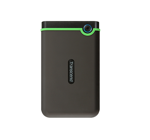 Transcend StoreJet 25M3 - Vaste schijf - 2 TB - extern (draagbaar) - 2.5 - USB 3.1 Gen 1 - 256-bits AES - ijzergrijs – Transcend Information UK LTD