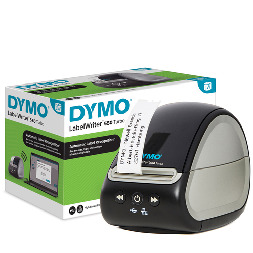 DYMO LABEL WRITER 550 TURBO UK PLUG – NEWELL RUBBERMAID