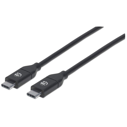 USB-C CABLE 2M MALE/MALE- 480MBPS (USB 2.0) 5A BLACK BAG – INTELLINET