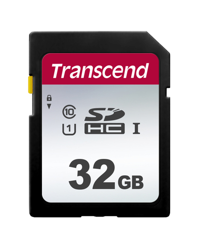 Transcend 300S - Flashgeheugenkaart - 32 GB - UHS-I U1 / Class10 - SDHC UHS-I – Transcend Information UK LTD