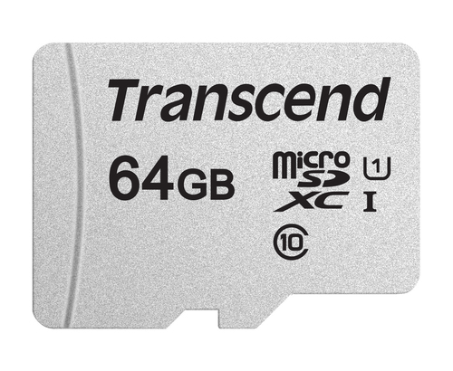 Transcend 300S - Flashgeheugenkaart - 64 GB - UHS-I U1 / Class10 - microSDXC – Transcend Information UK LTD