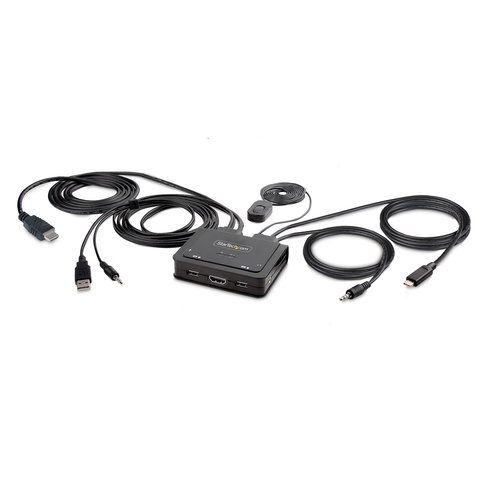 2-PORT COMPACT 4K KVM SWITCH USB-A/USB-C CABLE KVM SWITCH – StarTech.com