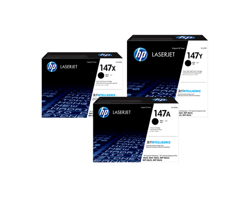HP 147Y - Extra High Yield - black - original - LaserJet - toner cartridge (W1470Y) - for LaserJet Enterprise MFP M635, LaserJet Enterprise Flow MFP M634, MFP M635, MFP M636 – HP Inc
