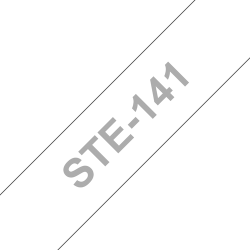STAMPED TAPE STE-141 18MM BLACK – Brother