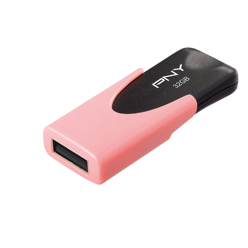 PNY ATTACHE 4 PASTEL 32GB USB2 CORAL READ 25MB/S WRITE 8MB/S – PNY