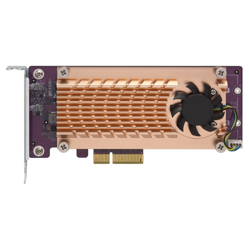 QNAP Dual M.2 PCIe SSD expansion card – Qnap