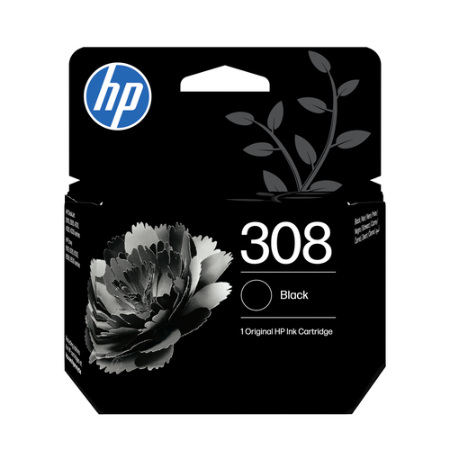 HP 308 Black Original Ink Cartridge – HP Inc