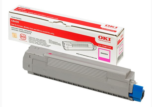 Magenta Toner Cartridge for the C8600/C8800 OKI Series Printers - 6000 Pages – OKI