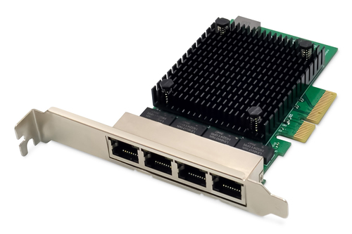 4 Port RJ45 RTL8125B 25 GBits Server NIC – Assmann Electronics