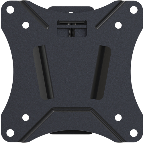 VISION Monitor Tilting Wall Mount - LIFETIME WARRANTY - fits display 10 - 34 with VESA sizes 75 x 75 or 100 x 100 - tilt -3 to 12 degrees - thumbscrews used to fix display for fast assembly - landscape or portrait - SWL 25 kg / 55 lb - black – Vision