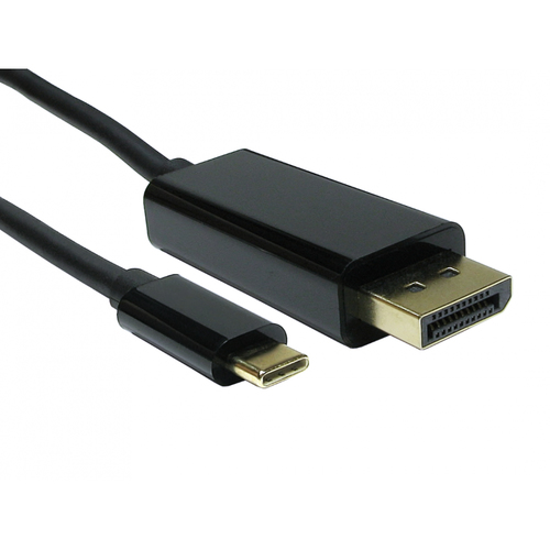 2M USB TYPEC M DISPLPORT M BLK 4K – Cables Direct