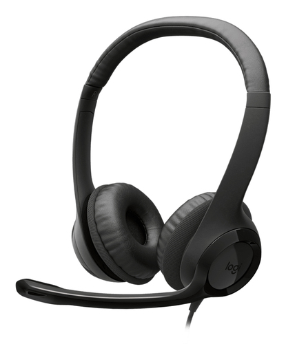 H390 USB-C COMPUTER HEADSET MIDNIGHT BLACK - EMEA29-953 – Logitech