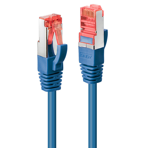 0.3m Cat.6 S/FTP Cable, Blue – Lindy