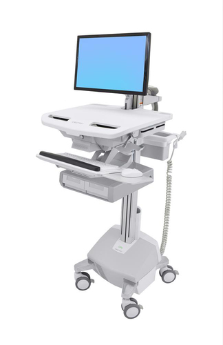 STYLEVIEW CART WITH LCD ARM LIFE POWERED DOUBLE DRAWER – Ergotron