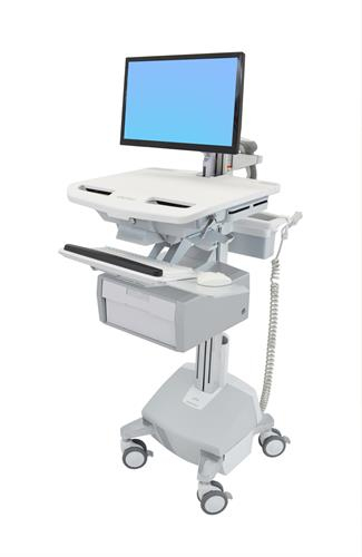 STYLEVIEW CART WITH LCD ARM LIFE POWERED TALL DRAWER – Ergotron