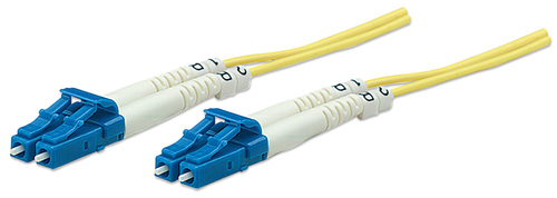 FIBER OPTIC PATCH CABLE SINGLE- MODE LC/LC 9/125 OS2 1M YELLOW – INTELLINET