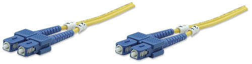 FIBER OPTIC PATCH CABLE SINGLE- MODE SC/SC 9/125 OS2 1M YELLOW – INTELLINET