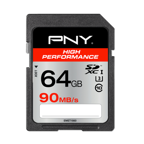 PNY SDXC 64GB High Performance 90MB/s (while stocks last) – PNY